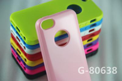 High Quality Simple Pattern with Hole TPU Cases for iPhone 5 ()
